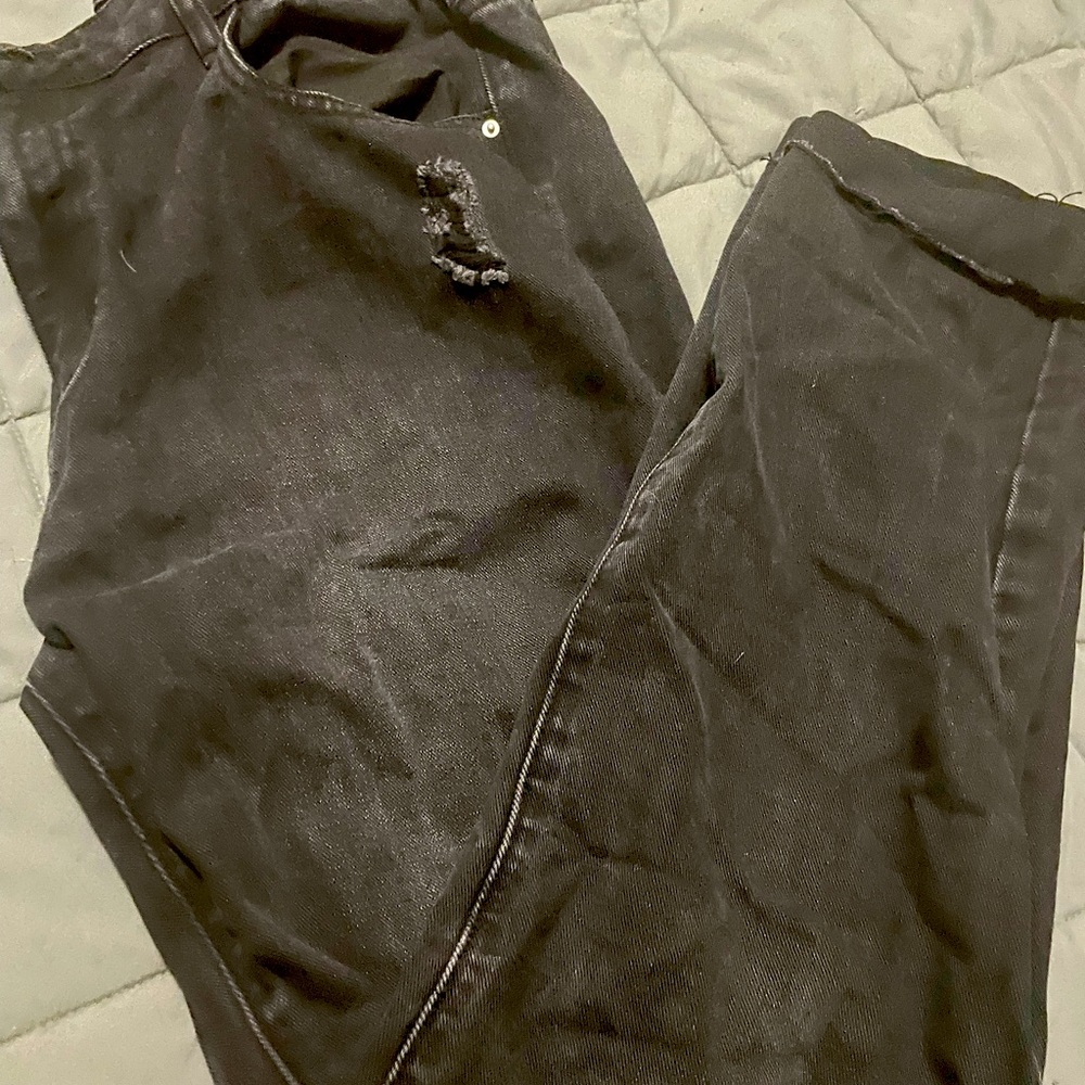 High Waist Boyfriend Jeans